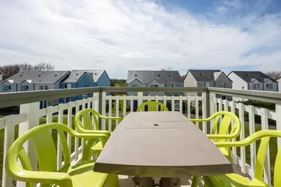 Balcon ou terrasse dans l'établissement Les Ondines