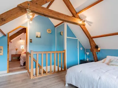 Un ou plusieurs lits dans un hébergement de l'établissement Holiday Home Le havre de paix by Interhome