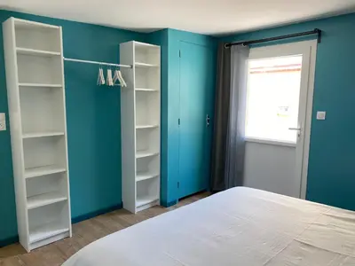 Un ou plusieurs lits dans un hébergement de l'établissement Aux Bains des Mots