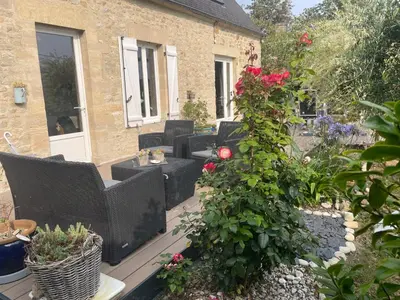 Jardin de l'établissement Les suites du Doux Refuge