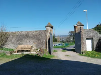 Plan de l'établissement Maison chaleureuse avec terrasse et vue baie