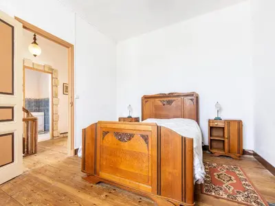 Un ou plusieurs lits dans un hébergement de l'établissement Normandy Fireplace Retreat