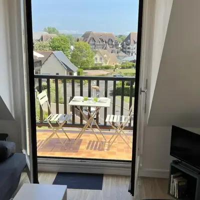Appartement 2 pièces en bord de mer avec accès direct à la plage de Cabourg