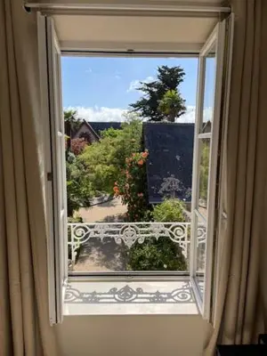 Balcon ou terrasse dans l'établissement La suite
