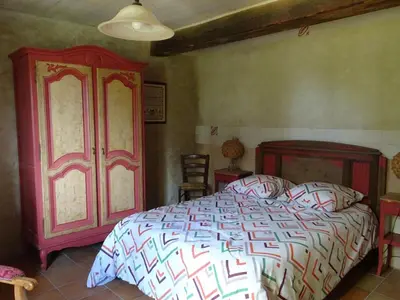Un ou plusieurs lits dans un hébergement de l'établissement Manor in Cotentin with Historic Charm