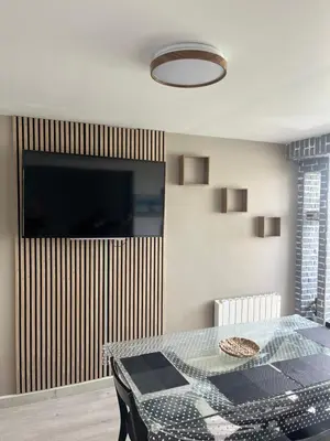 Télévision ou salle de divertissement dans l'établissement Appartement 2 pièces à Cabourg