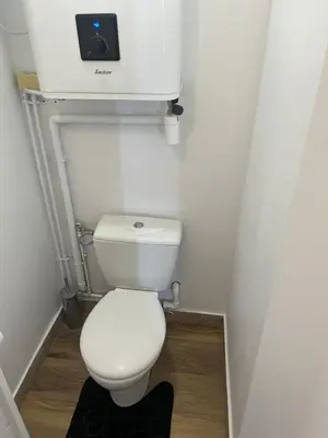 Salle de bains dans l'établissement Appartement 2 pièces à Cabourg