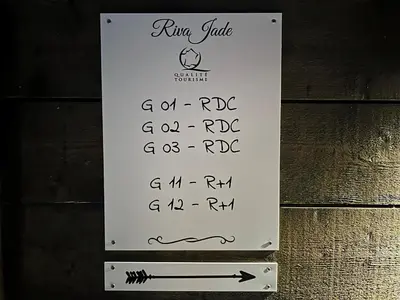 Certificat, récompense, panneau ou autre document affiché dans l'établissement Appartement T.3 - Bord de mer