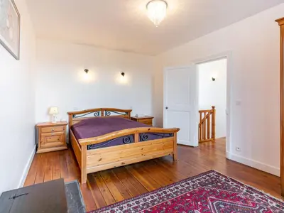 Un ou plusieurs lits dans un hébergement de l'établissement Holiday Home Le Mimosa Normand by Interhome