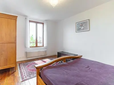 Un ou plusieurs lits dans un hébergement de l'établissement Holiday Home Le Mimosa Normand by Interhome