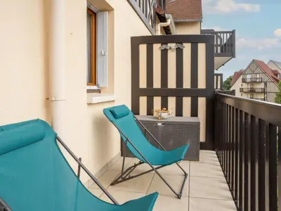 Balcon ou terrasse dans l'établissement Apartment Fleur Marine-31 by Interhome