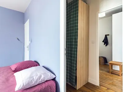 Un ou plusieurs lits dans un hébergement de l'établissement Apartment La Vigie by Interhome