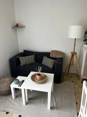 Coin salon dans l'établissement Une parenthèse à dives sur mer
