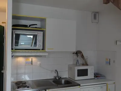 Cuisine ou kitchenette dans l'établissement Sphinx Résidences - Les Doges / Le Rialto