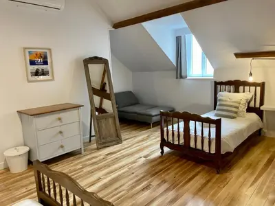 Un ou plusieurs lits dans un hébergement de l'établissement La Ferme Delaunay