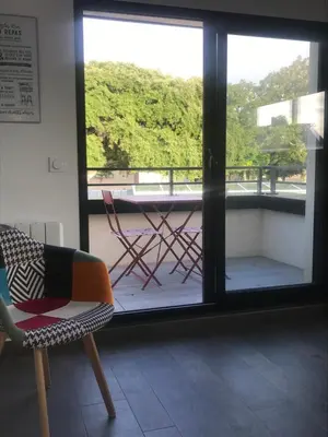 Balcon ou terrasse dans l'établissement Aux Grès des Vagues