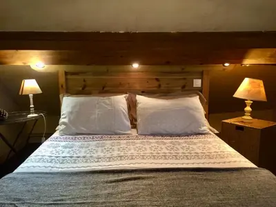 Un ou plusieurs lits dans un hébergement de l'établissement Chambres d'Hôtes Lefoulon