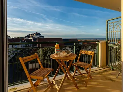 Balcon ou terrasse dans l'établissement Studio La Presqu'île-19 by Interhome