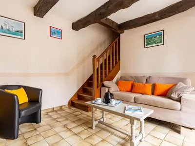 Coin salon dans l'établissement Holiday Home La Vallée by Interhome