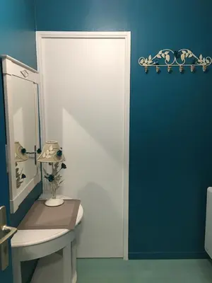 Salle de bains dans l'établissement A 50m de la mer