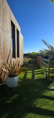 Jardin de l'établissement Agréable Tiny house à la campagne