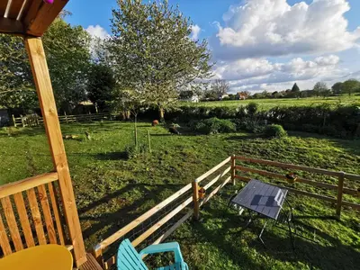 Jardin de l'établissement Agréable Tiny house à la campagne