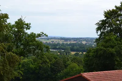 Paysage naturel près de le chalet