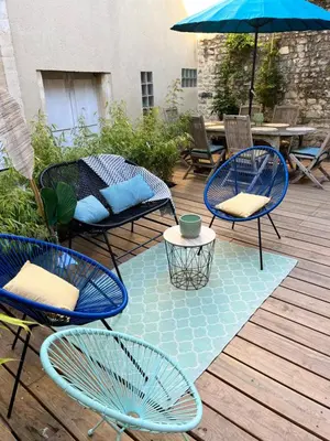 Terrasse ou espace extérieur de l'établissement SAMANDINE HOME