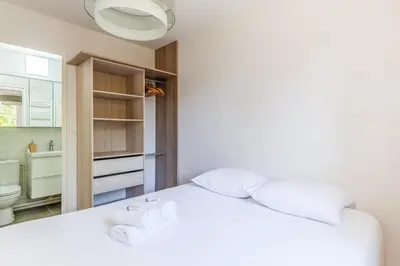 Un ou plusieurs lits dans un hébergement de l'établissement Appartement Charly - Welkeys
