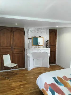 Un ou plusieurs lits dans un hébergement de l'établissement Chambre d hôte