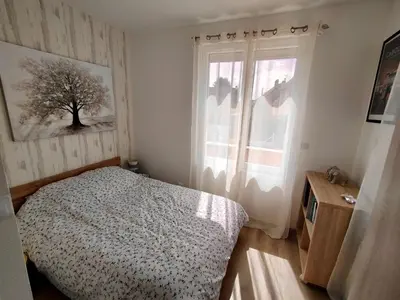 Un ou plusieurs lits dans un hébergement de l'établissement Bel Appartement 3 étoiles 7 pers 3 pièces 60m2 idéalement placé