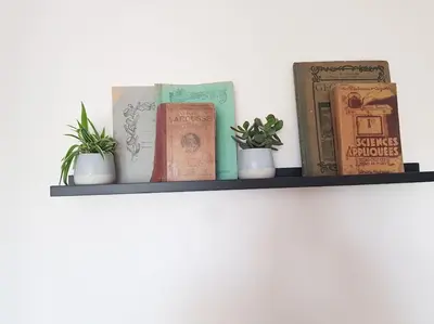 Bibliothèque dans la maison de vacances