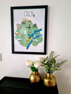 Plan de l'établissement Appartement Cosy Caen