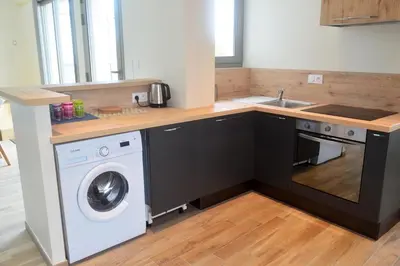 Cuisine ou kitchenette dans l'établissement Côté Ciel - Cancale - Gîte Standing - Proche Centre et Port