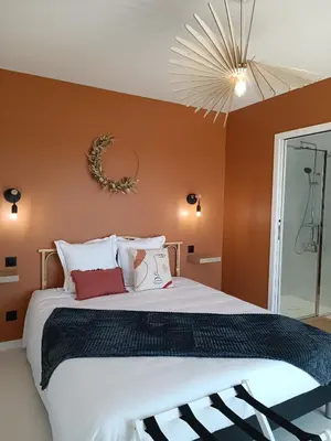 Un ou plusieurs lits dans un hébergement de l'établissement Maison Bailly