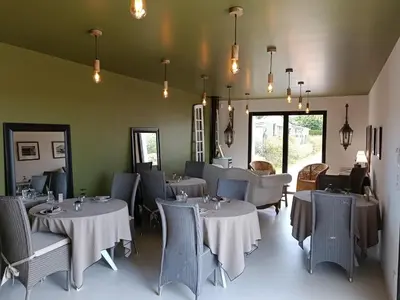 Coin salon dans l'établissement Maison Bailly