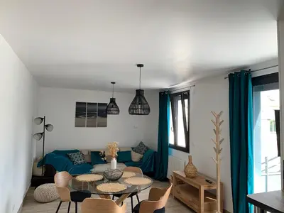 Coin salon dans l'établissement La maison de la vallée