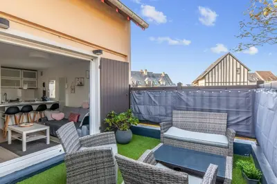 Coin salon dans l'établissement Duplex Cristofina - Welkeys