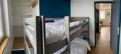 Un ou plusieurs lits dans un hébergement de l'établissement Gîte mont-blan