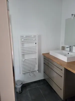Salle de bains dans l'établissement Le clos de la baie