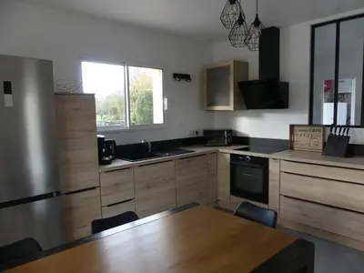 Cuisine ou kitchenette dans l'établissement Le 25 A