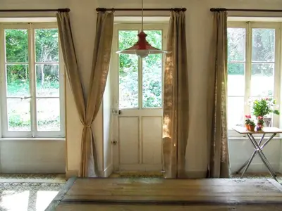 Plan de l'établissement Maison charmante à Ryes avec jardin clos et accès PMR