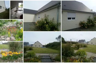 Jardin de l'établissement maison bord de mer individuel