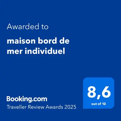 Certificat, récompense, panneau ou autre document affiché dans l'établissement maison bord de mer individuel