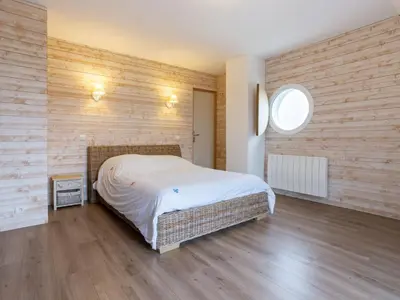 Un ou plusieurs lits dans un hébergement de l'établissement Holiday Home La Plage by Interhome