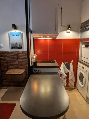 Cuisine ou kitchenette dans l'établissement Chez M&A - Plage & port - Idéal couple