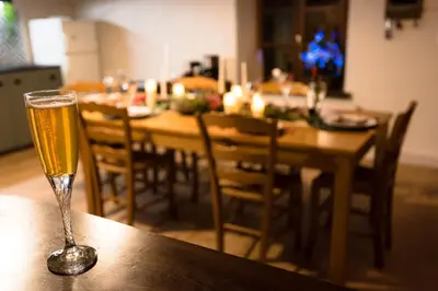 Boissons dans l'établissement Gîte de charme avec Spa, baie du Mont St Michel