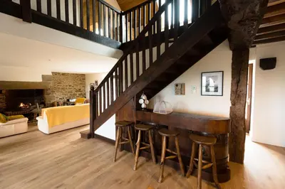 Plan de l'établissement Gîte de charme avec Spa, baie du Mont St Michel