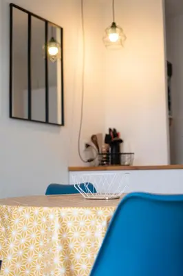 Plan de l'établissement 2 pièces Port Cabourg - 2 à 4 personnes - 34 m2 - Balcon - Vue Port - Proche Plage