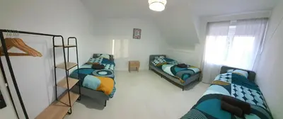 Un ou plusieurs lits dans un hébergement de l'établissement Le Mont comme à la maison